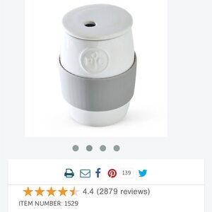 The Pampered Chef Ceramic Egg Cooker